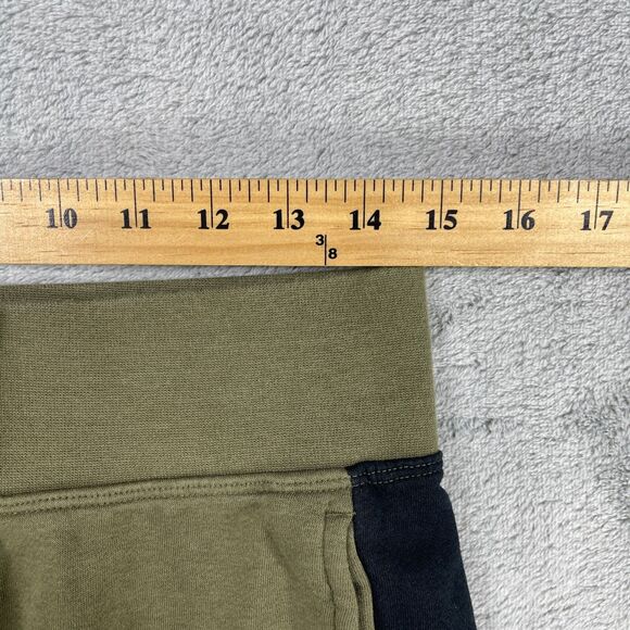 Nike Air Jogger Pants Womens Medium Olive Green Cotton Stretch Pockets Pull On - Picture 11 of 14